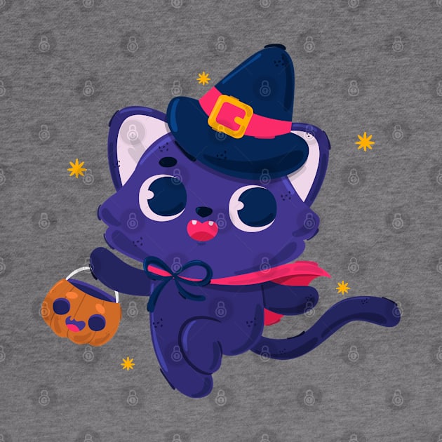 CUTE HALLOWEEN CAT by S-Log